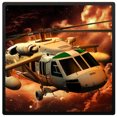 Stealth Helicopter Fighter 3D icon