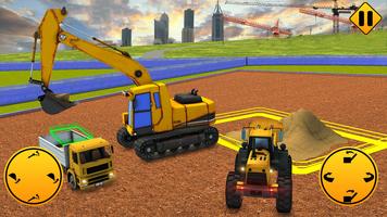 Heavy Excavators Machinery 3D imagem de tela 1