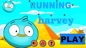 harvey Run breaks and leap Affiche