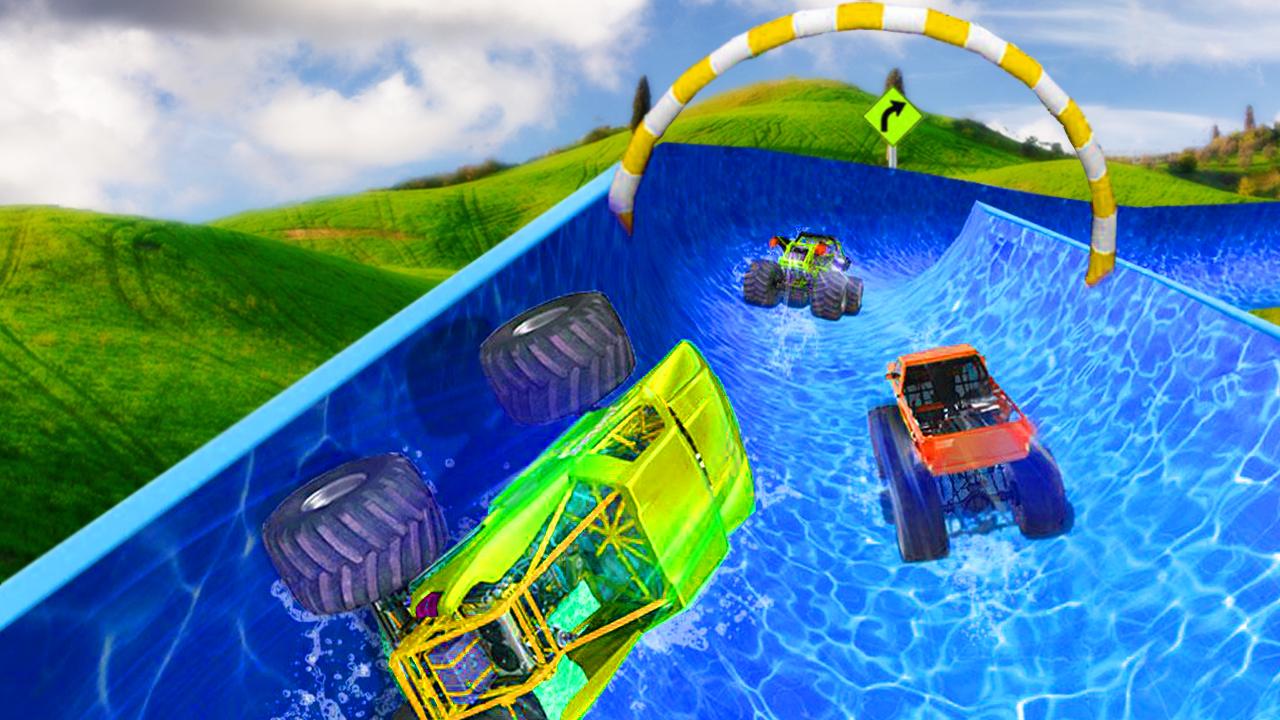 Water Slide: Monsture Truck 4*4 Mega Game for Android - APK ... - 