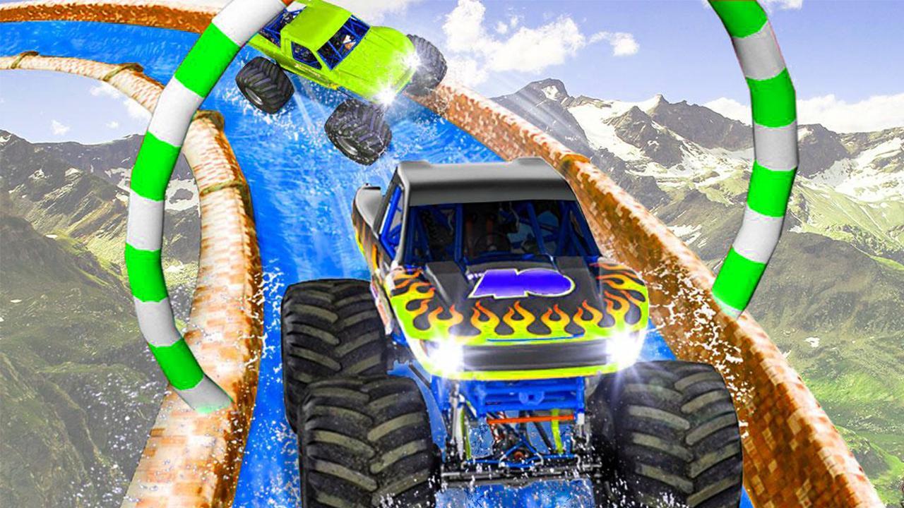 Water Slide: Monsture Truck 4*4 Mega Game for Android - APK ... - 