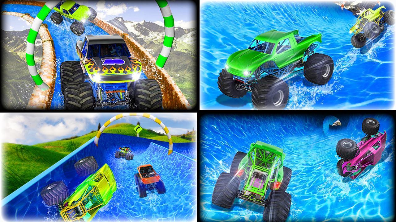 Water Slide: Monsture Truck 4*4 Mega Game pour Android ... - 