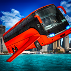 Futuristic Flying Bus Shooting ไอคอน