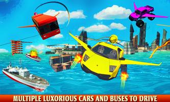 Futuristic Flying Bus Shooting โปสเตอร์