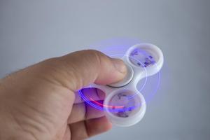 Fidget Spinner 3D Affiche