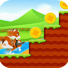 Jungle fox Run Adventure icône