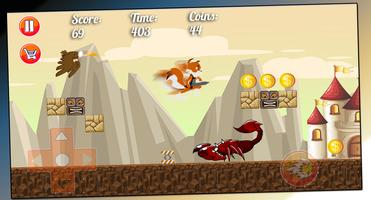 Jungle fox Run Adventure capture d'écran 1