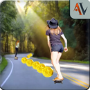 Vrai Fille Patinage Courir APK