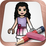 Drawing Lessons Lego Friends أيقونة