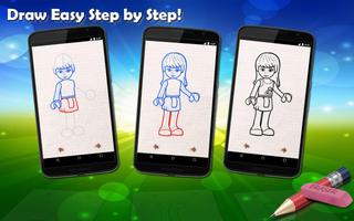 Drawing Lessons Lego Friends تصوير الشاشة 1