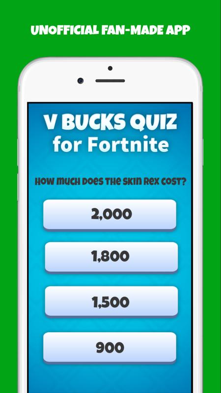 quiz for v bucks ad free screenshot 1 - free v bucks app download