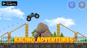 Racing Monster Truck Adventures Ekran Görüntüsü 1