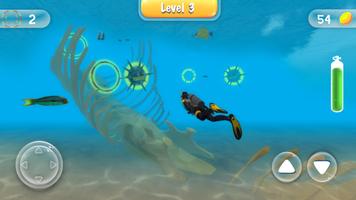 Underwater Survivor Dive Game capture d'écran 2