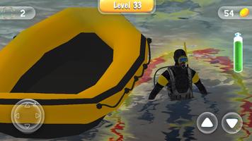 Underwater Survivor Dive Game capture d'écran 3