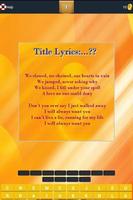 Guess Lyrics: Glee Cast स्क्रीनशॉट 2