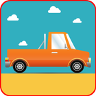 Hill climb truck racing icono