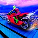 Impossible Track SuperHero Rooftop Moto Bike Rider APK