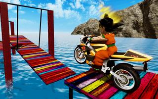 Super heroes Downhill Bike Racing screenshot 3