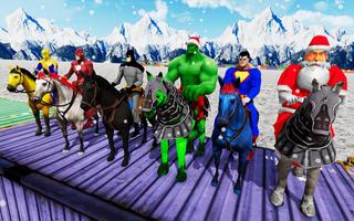 Superhero Horse Racing 3D screenshot 1