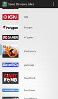 Game Review Sites, Gaming News Plakat