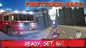 Firetruck City Race 3D imagem de tela 3