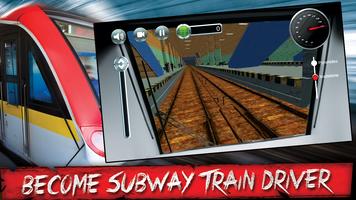 Subway Train Simulator 3D الملصق