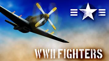 World War 2 Fighter Flight Sim Poster