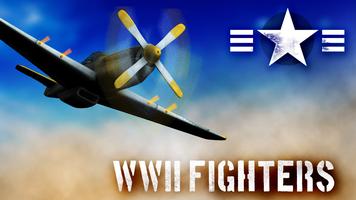 World War 2 Fighter Flight Sim Affiche
