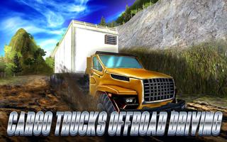 화물 트럭 Offroad 운전 포스터