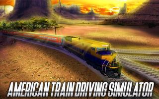 American Train Driving Simulator Affiche