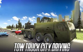Tow Truck City Driving poster