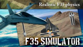 F35 Jet Fighter 3D Simulator capture d'écran 1