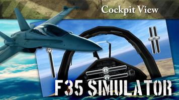 F35 Jet Fighter 3D Simulator capture d'écran 2