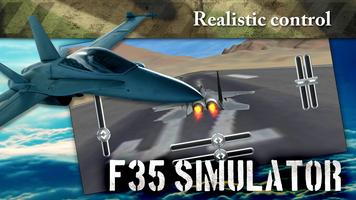 F35 Jet Fighter 3D Simulator capture d'écran 3