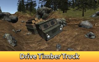 Logging Truck Simulator 3D Affiche