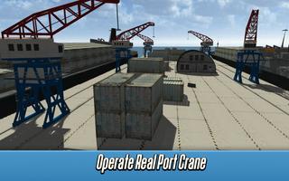 Dock Tower Crane Simulator 3D Affiche