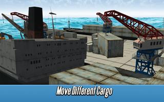 Dock Tower Crane Simulator 3D ảnh chụp màn hình 1
