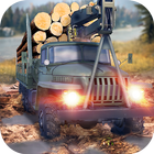 Sägewerk Fahrer: Logging Truck & Forest Harvester Zeichen