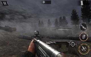 World War 2 Battleground Survival Winter Shooter imagem de tela 3