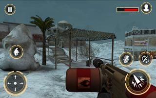Modern World War FPS Winter Shooter Battleground capture d'écran 1