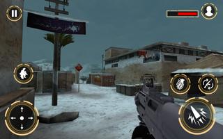 Modern World War FPS Winter Shooter Battleground ảnh chụp màn hình 2