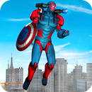 Superhero Flying Captain Robot Theft Auto APK