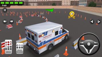 Emergency Car Driving Simulator постер
