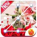 Rose Paris Lock Screen eiffel APK