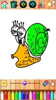 Coloring pages for Larva worms screenshot 2