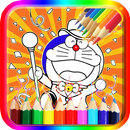 Coloring Dorae and Nobi APK