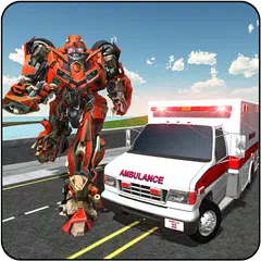 City Ambulance Robot Transformation Game Training APK download