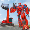 Pesado Excavador Robot Transformación Juego MOD