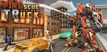 Robot Fire Rescue: Truck Games