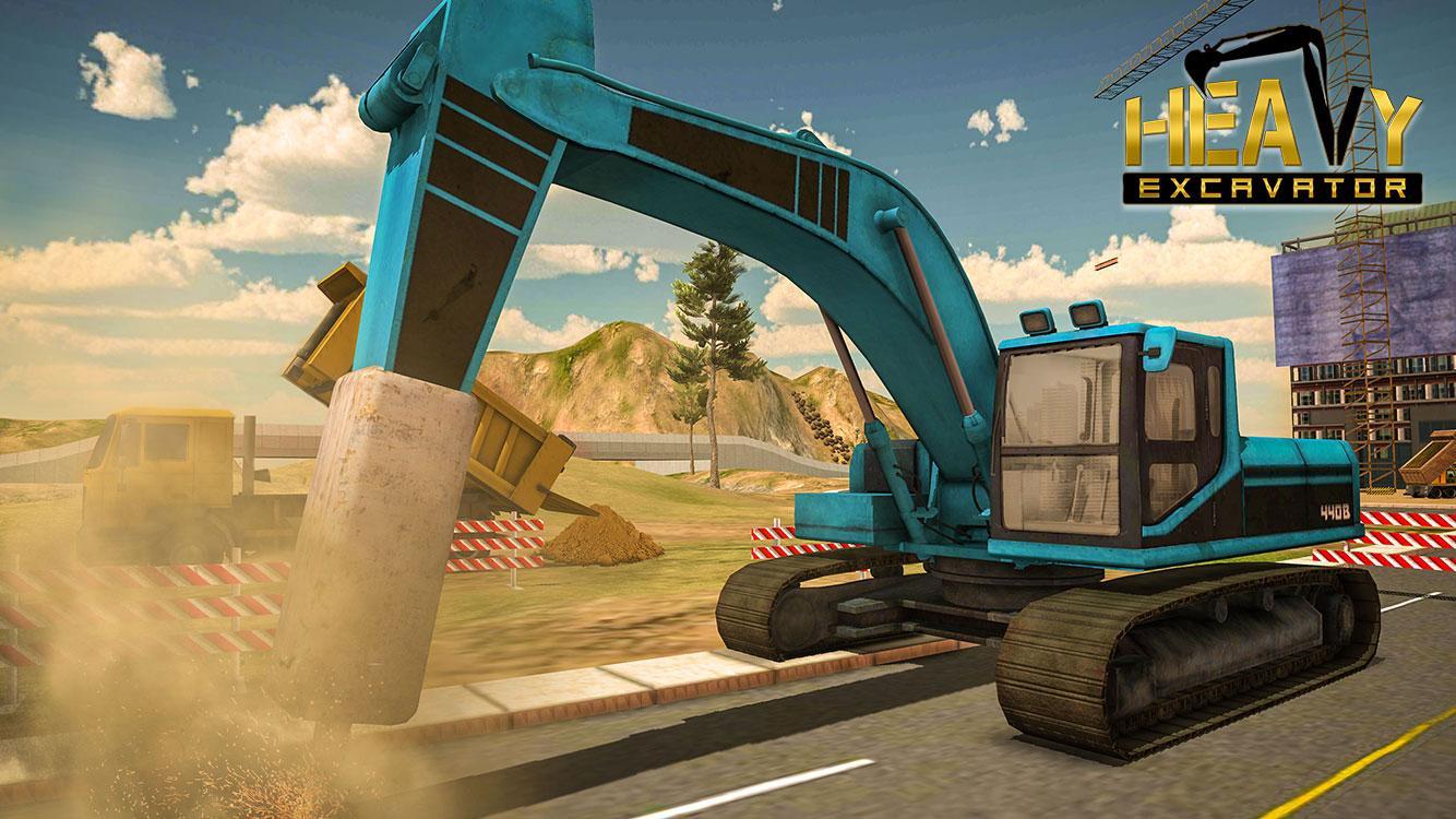 Pesado Excavador Ciudad Construccion Simulador For Android Apk - simulador de excavar roblox